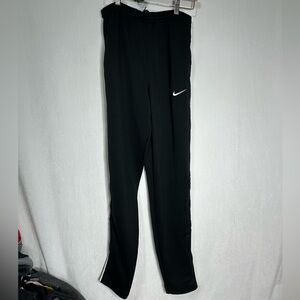 Nike black training pants with ankle zipper - medium